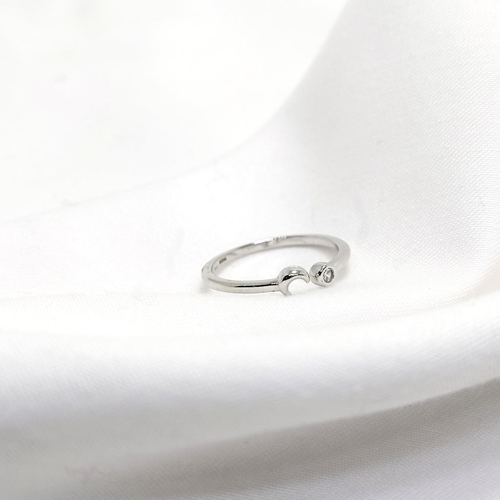 Elegant Adjustable Silver Ring – 925 Sterling Silver Fine Jewelry | Timeless Minimal Design