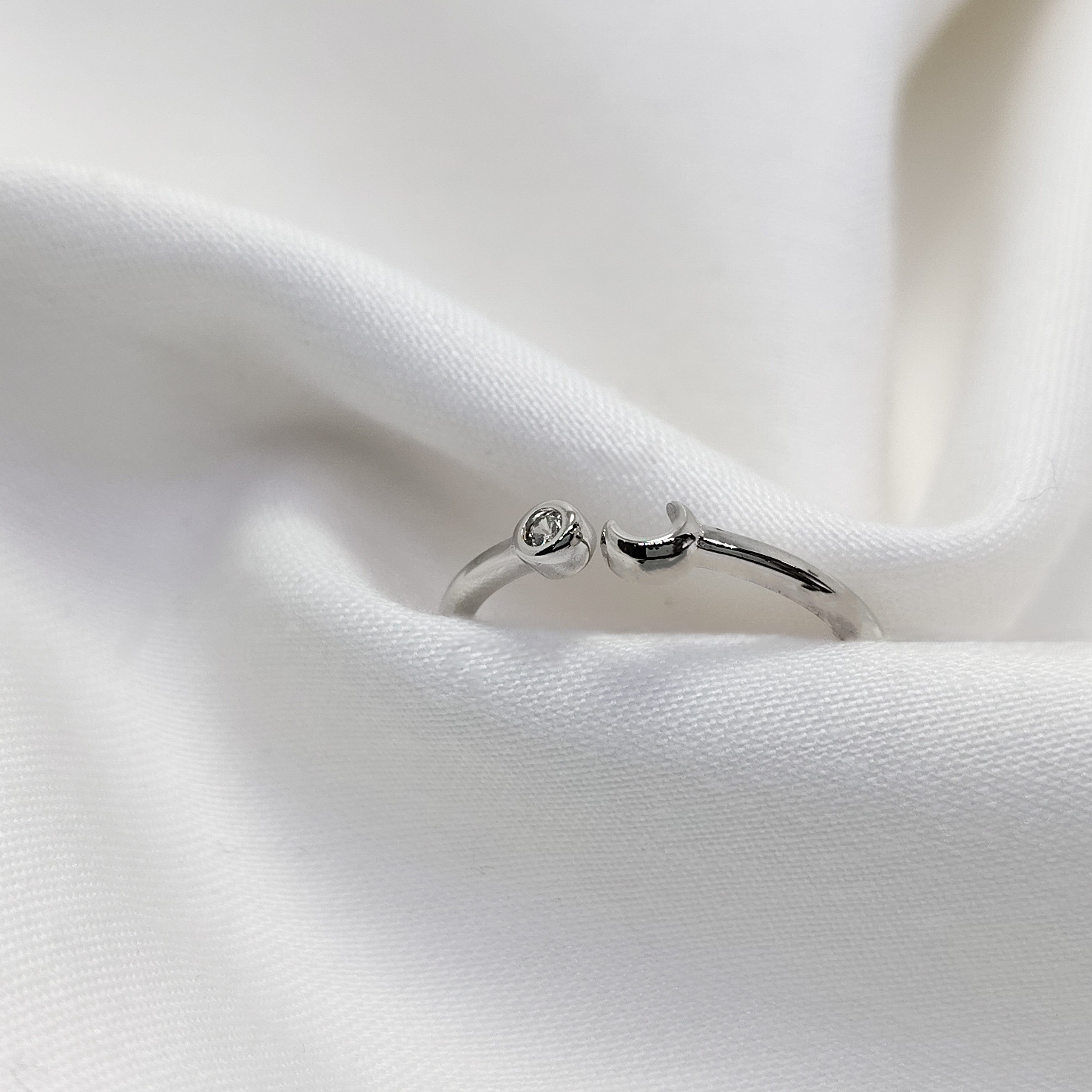 Elegant Adjustable Silver Ring – 925 Sterling Silver Fine Jewelry | Timeless Minimal Design