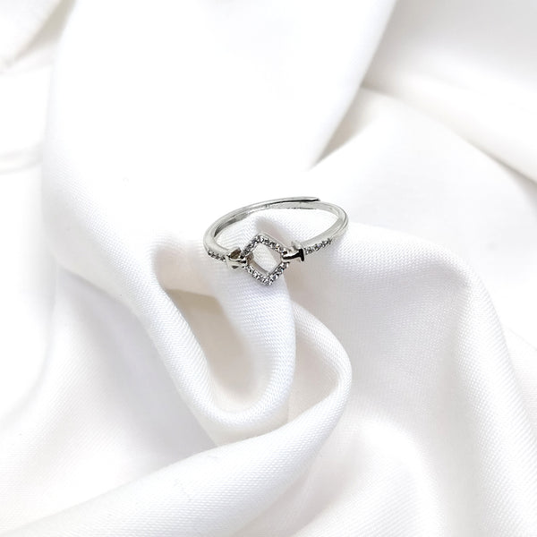 Luxury 925 Sterling Silver Ring – Adjustable Minimal Designer Ring | Premium Everyday Jewelry