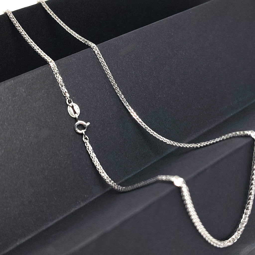 Iced Shine 925 Silver Chain – Ultra-Fine Sparkle Chain