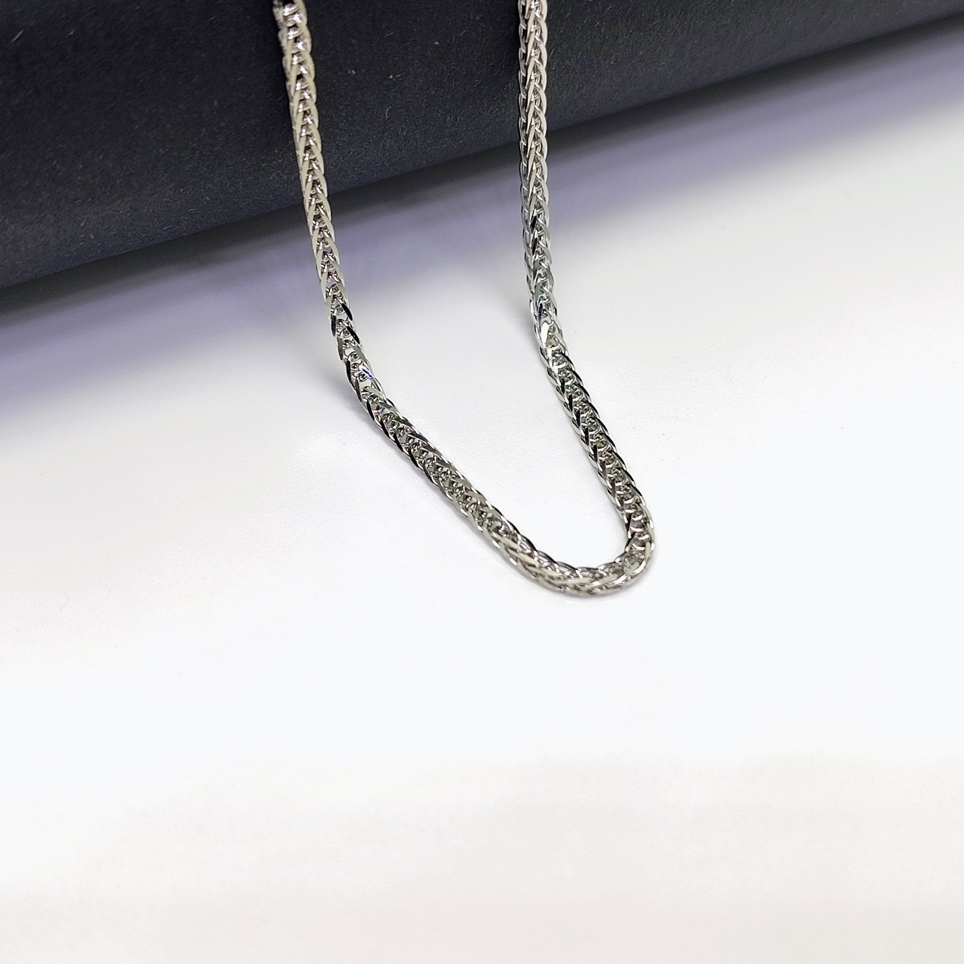 Iced Shine 925 Silver Chain – Ultra-Fine Sparkle Chain