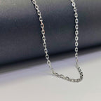 Luxury Slim 925 Silver Chain Necklace – Everyday Chic Statement