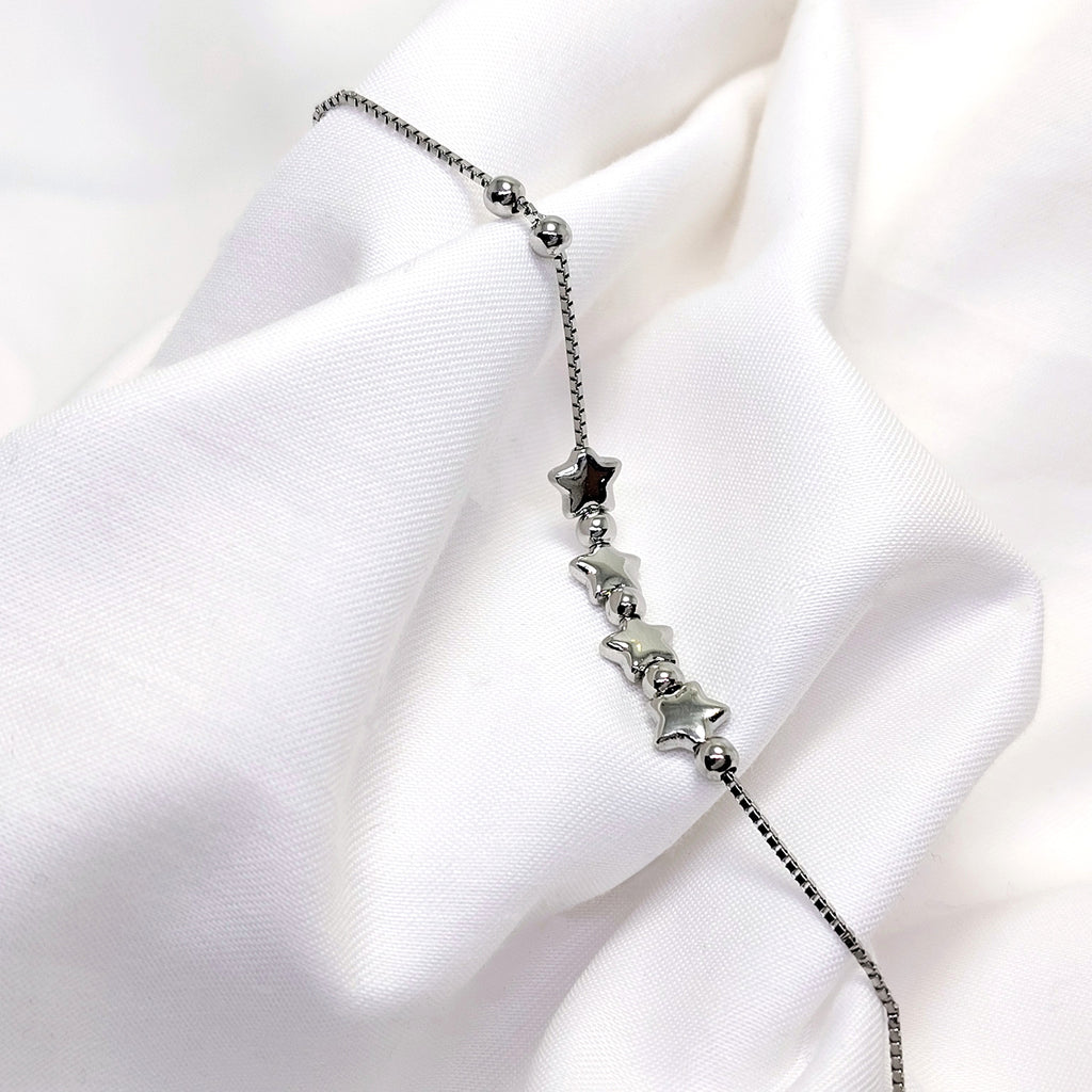 925 Sterling Silver Bracelet | Refined Charm Chain with Smooth Finish