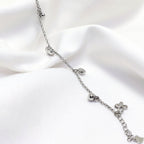 925 Silver Link Bracelet | Adjustable Lightweight Jewelry with Modern Charms