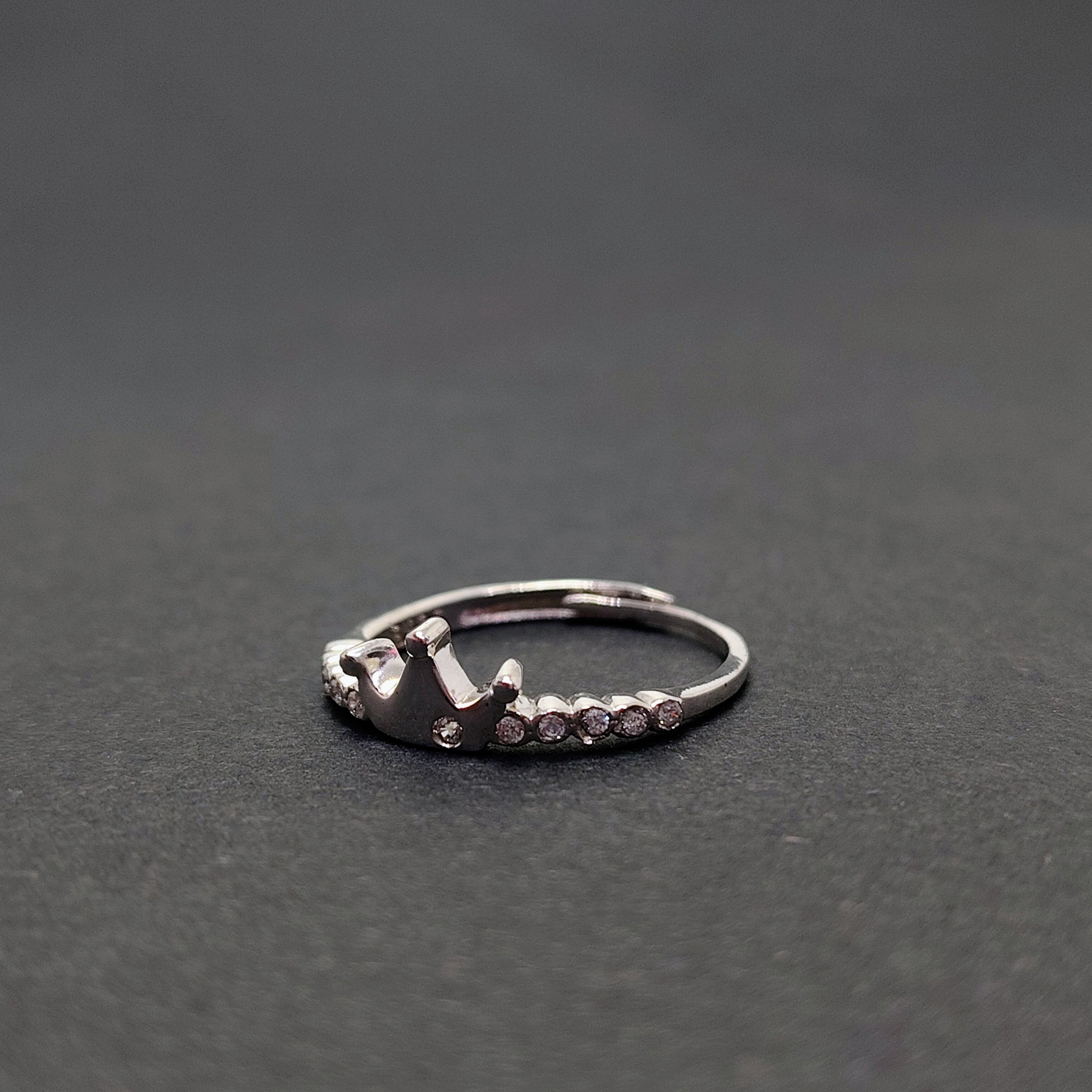 Elegant S925 Crown Band Ring