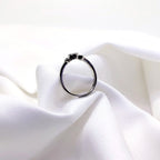 Interlocking Circle Silver Ring