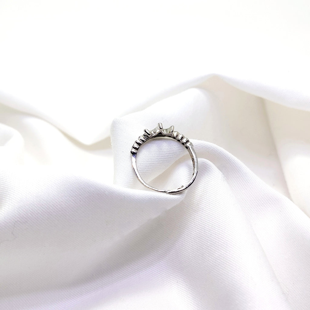 Elegant S925 Crown Band Ring