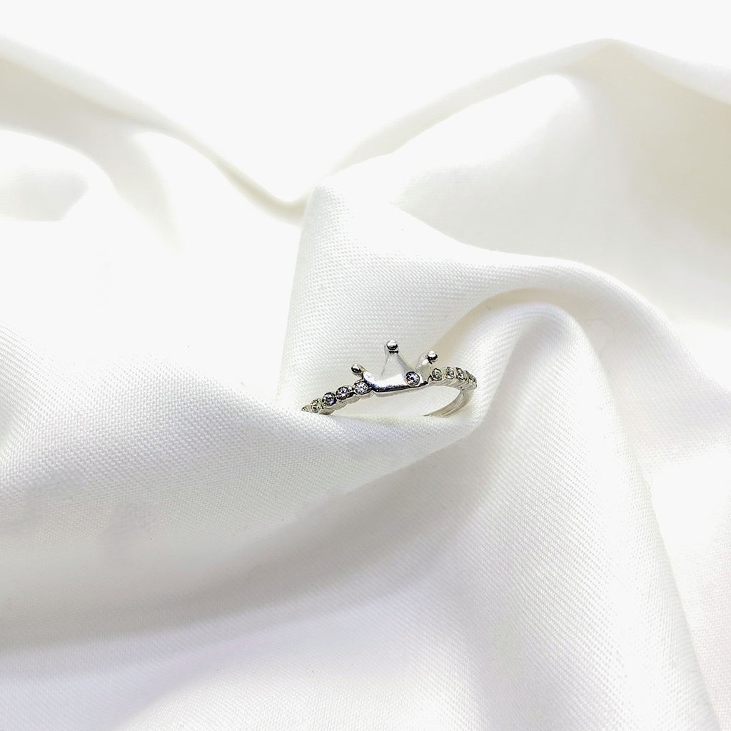 Elegant S925 Crown Band Ring