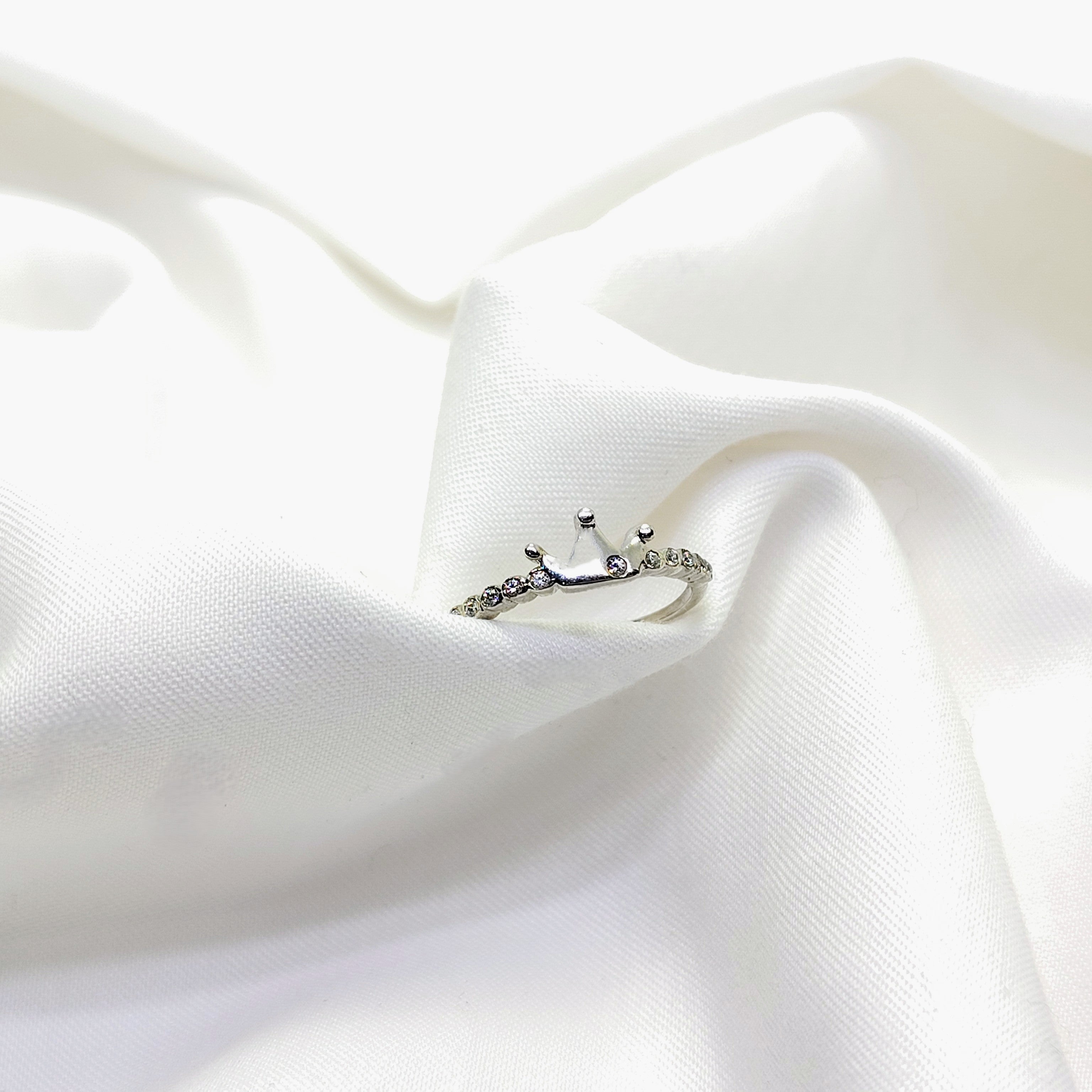 Elegant S925 Crown Band Ring