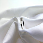 Double Heart Silver Ring – 925 Sterling Silver Romantic Minimalist Jewelry