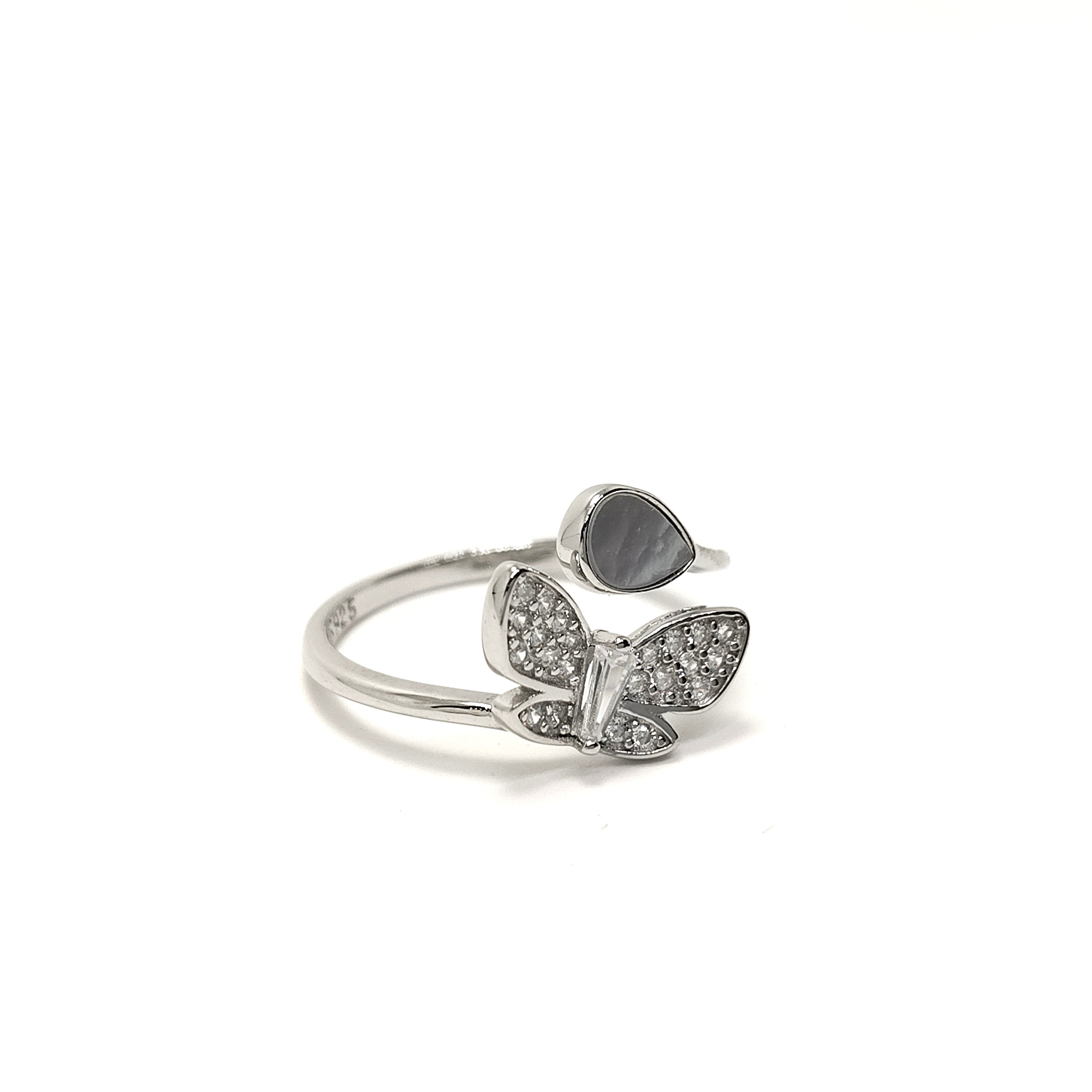 Auré Butterfly Sculpture 925 Silver Ring