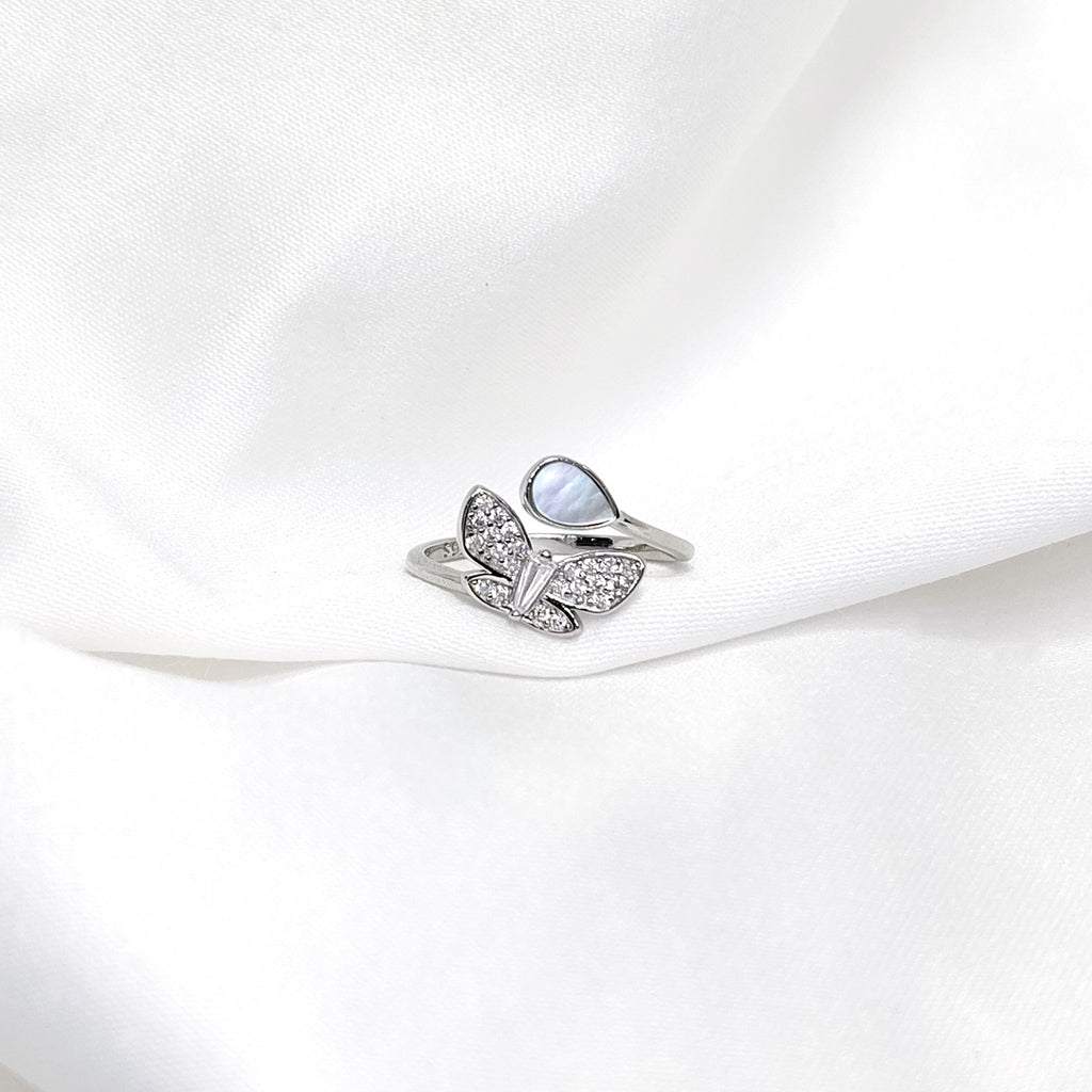 Auré Butterfly Sculpture 925 Silver Ring