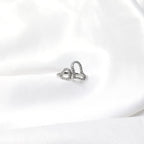 Velour Heart Ring - Pure 925 Silver Ring