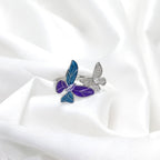 Ethereal Spark 925 Silver Statement Ring