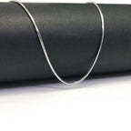 925 Silver Smooth Finish Chain – Refined Statement Piece
