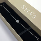 Ice Beam Pure 925 Silver Bracelet for Women