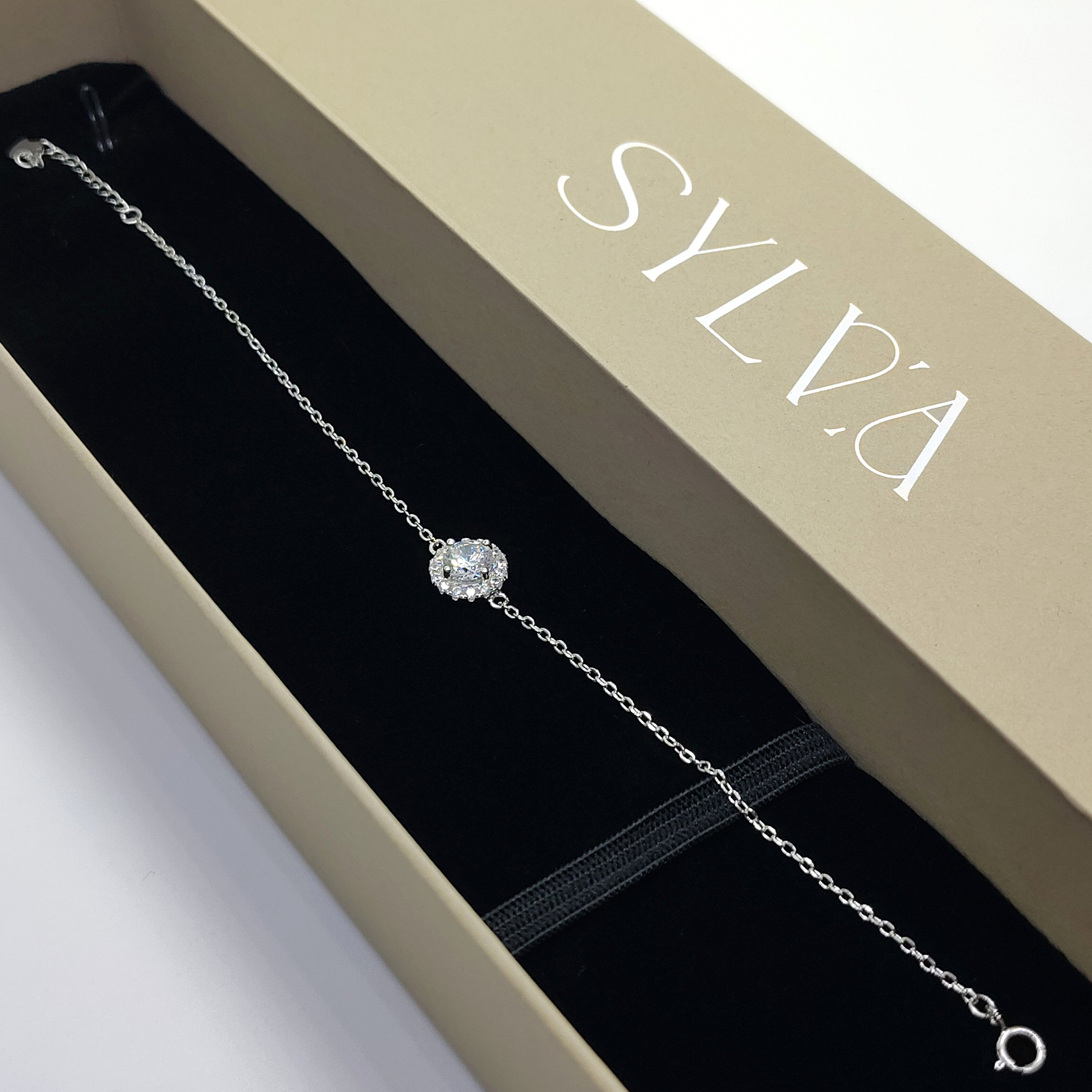 Ice Beam Pure 925 Silver Bracelet for Women