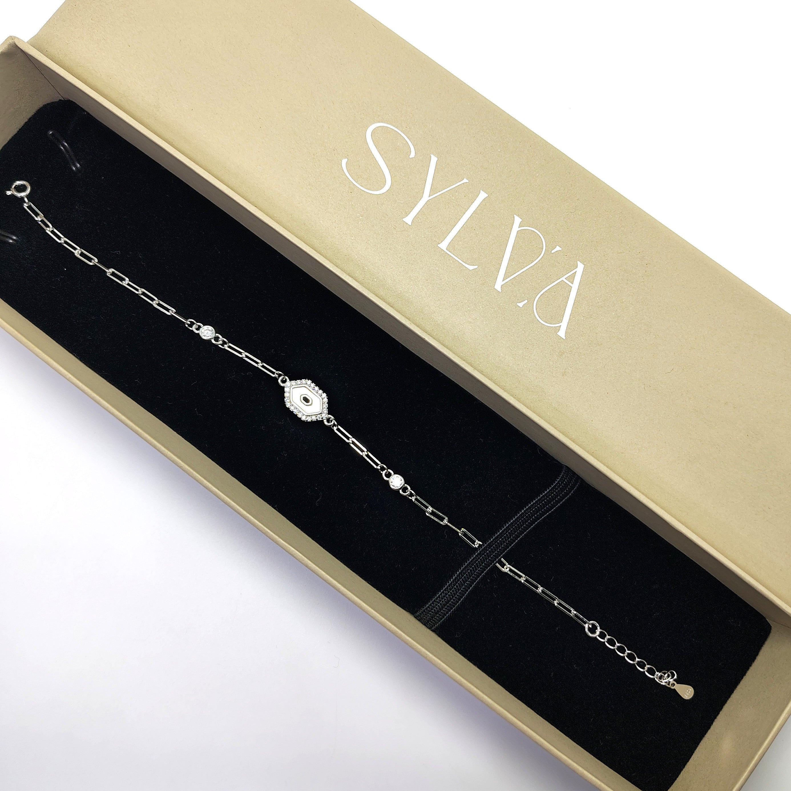 Glow Link 925 Silver Bracelet