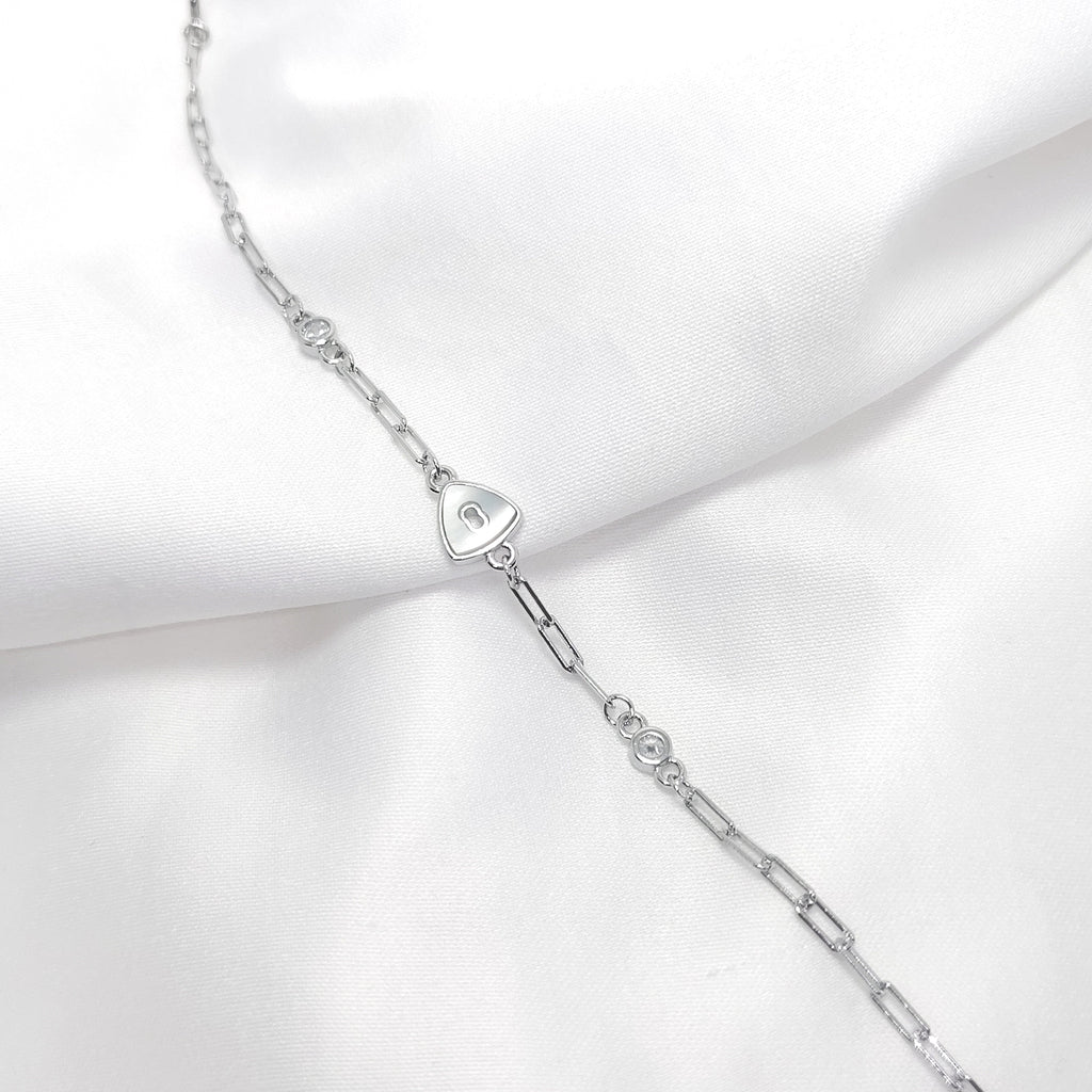 White Aura 925 Silver Bracelet