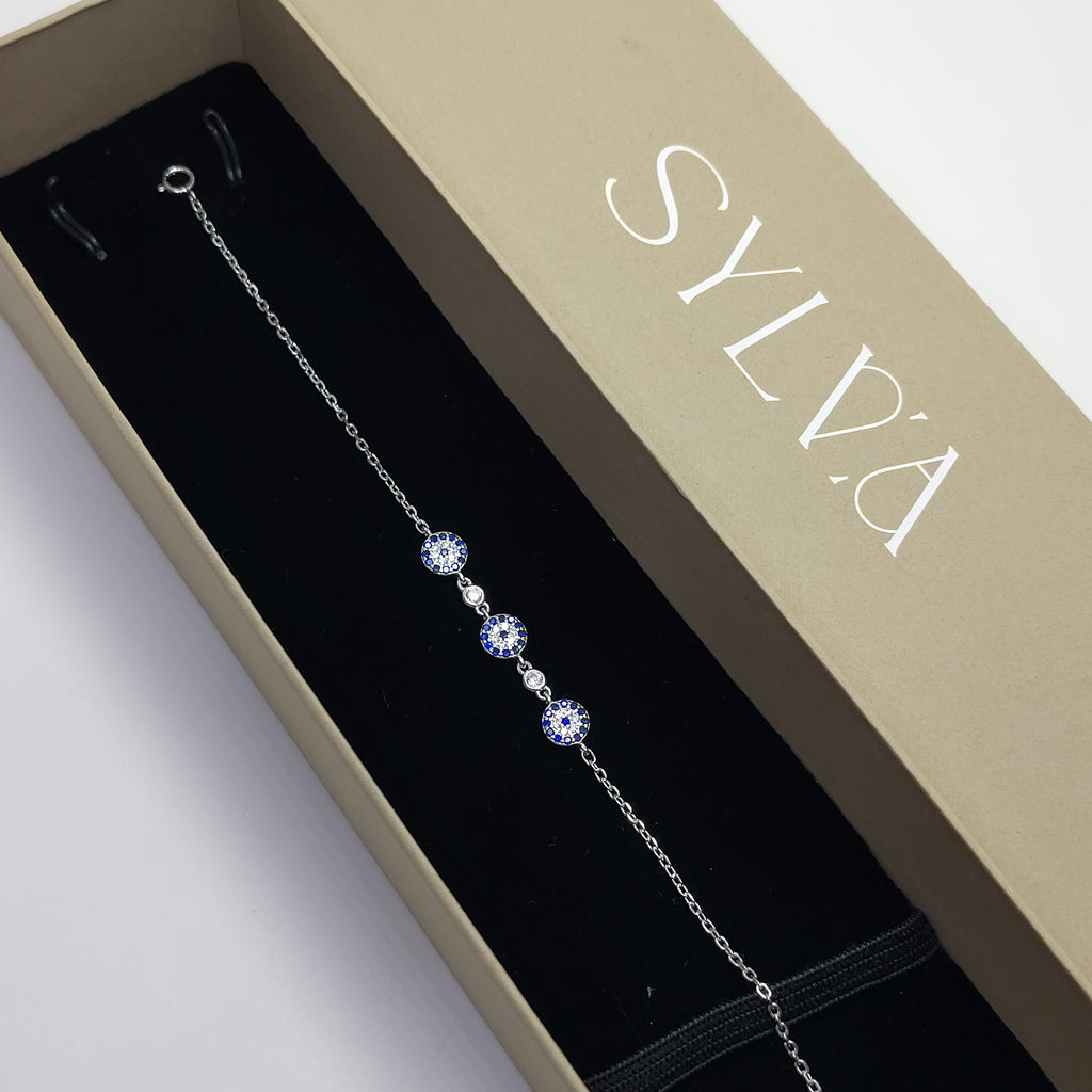 Blitz Link 925 Silver Bracelet