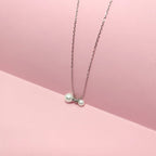 925 Silver Classic Pearl Pendant Necklace – Dainty Everyday Jewellery