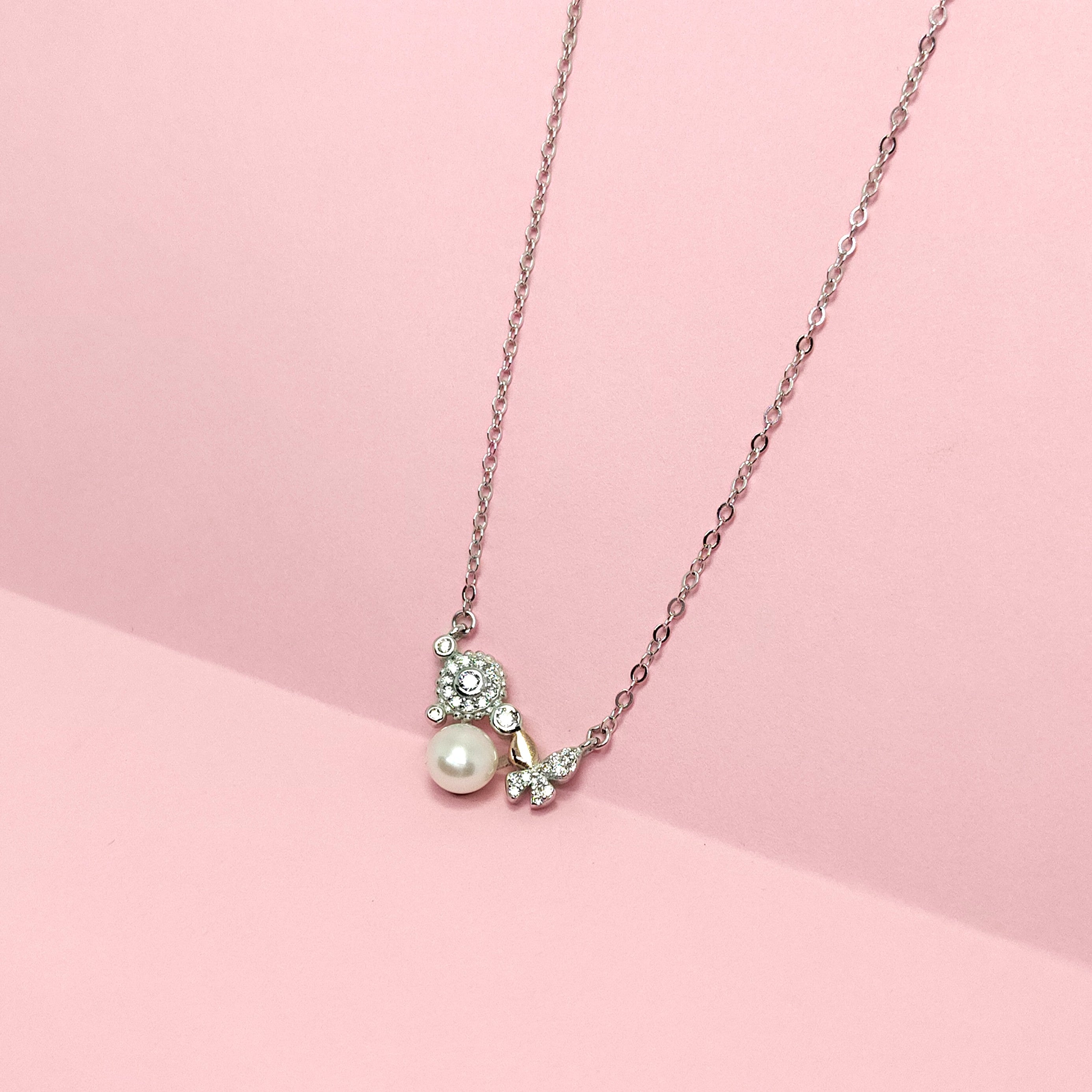 Glitch Glow 925 Silver Necklace
