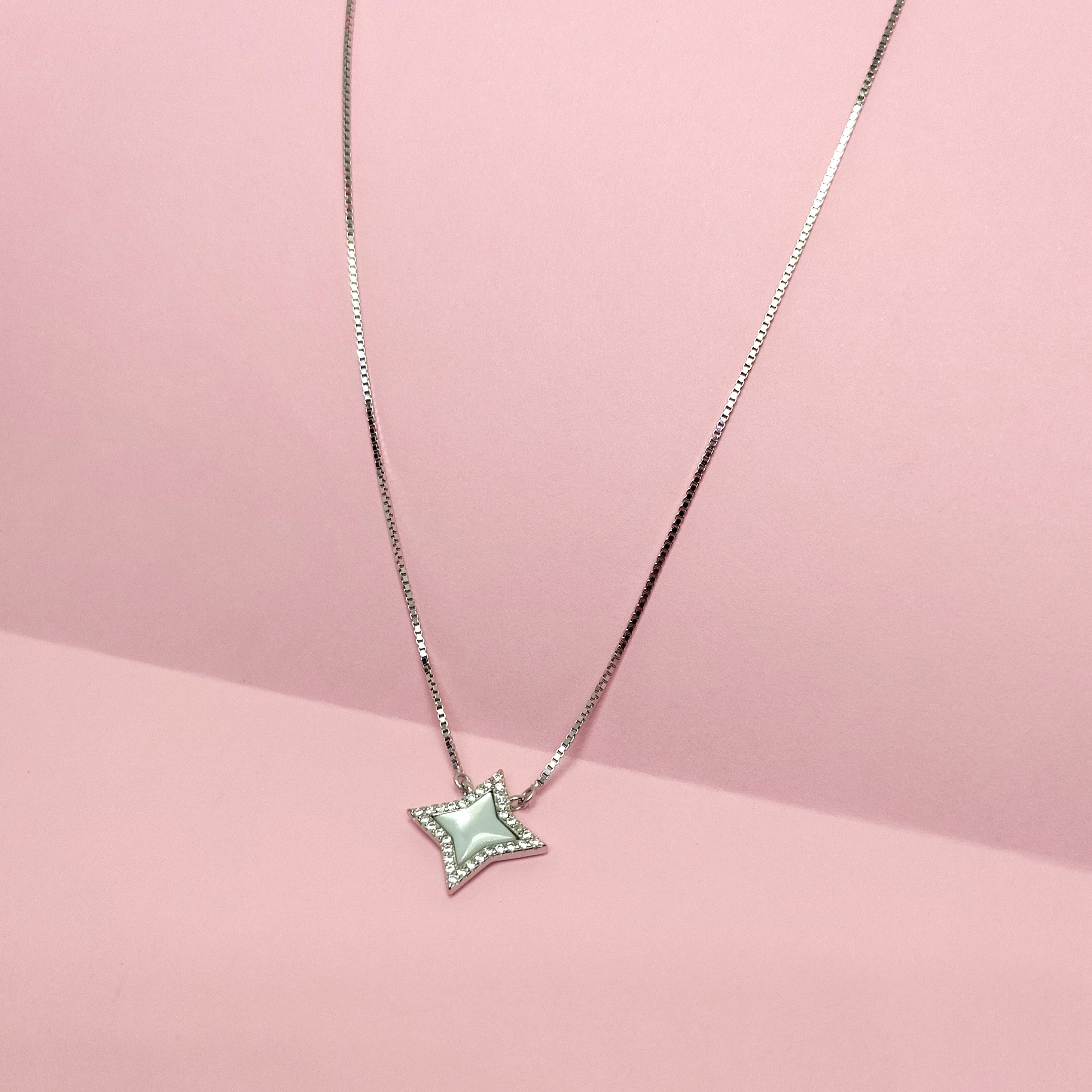 Insta Glow 925 Silver Necklace