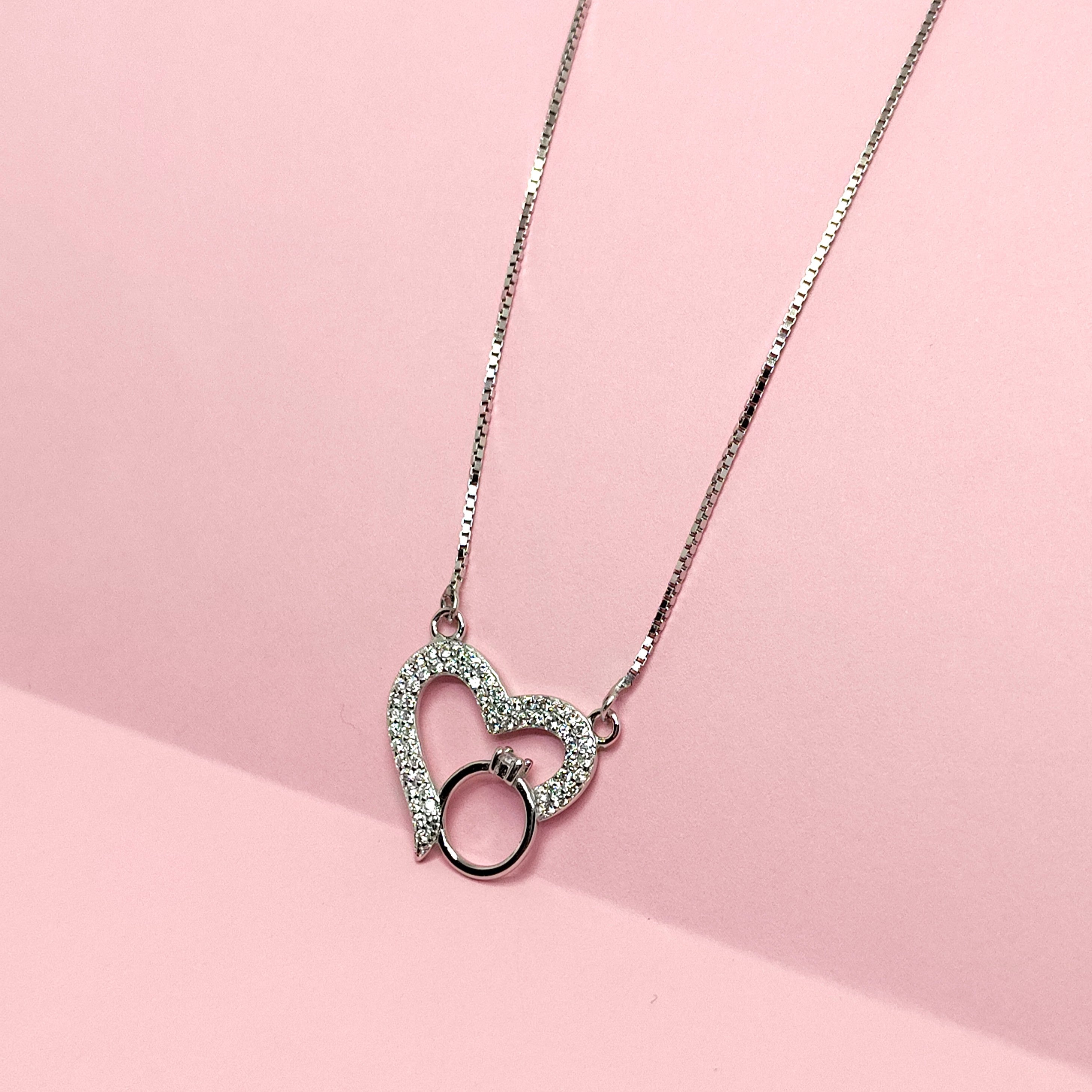 Heart Luxe 925 Silver Necklace