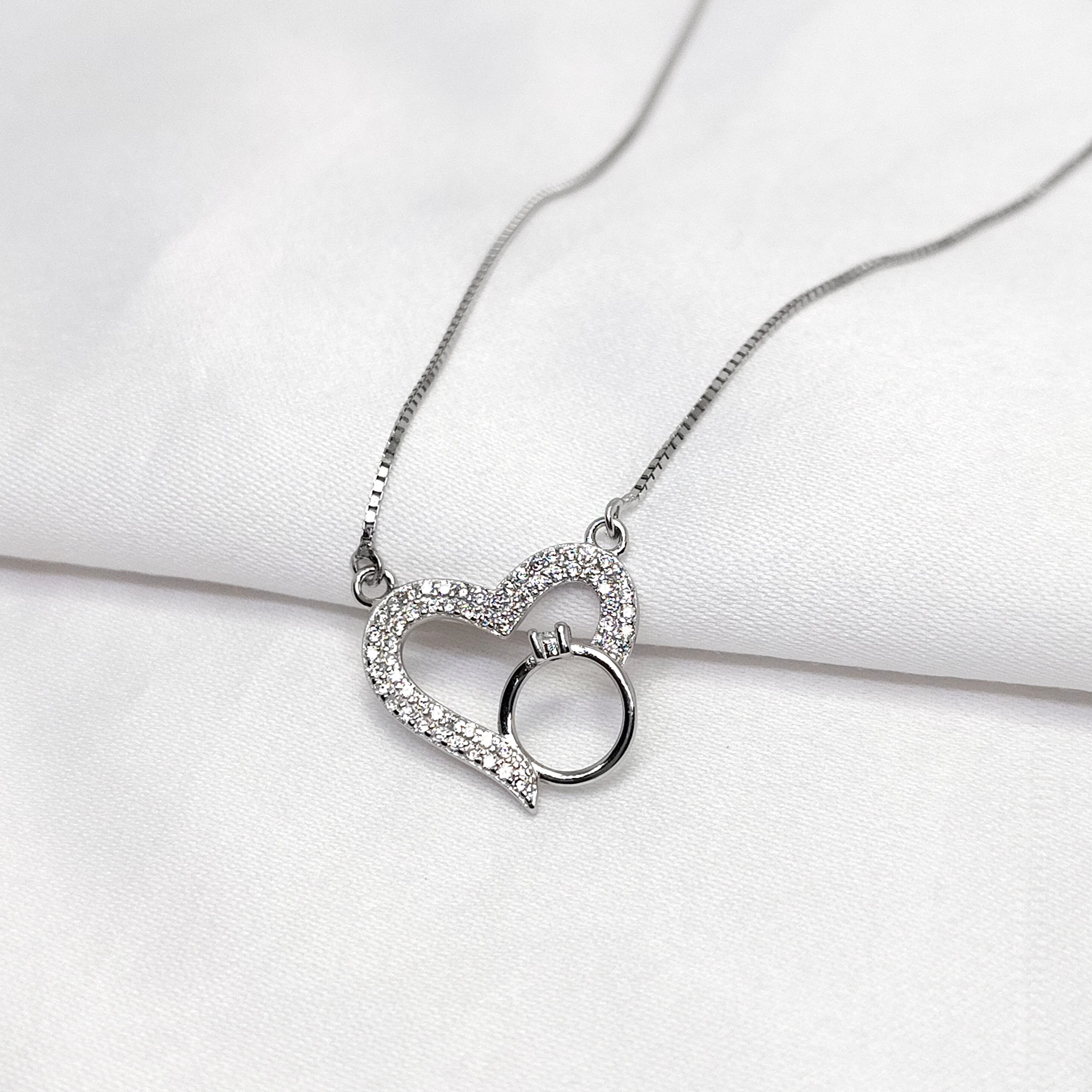 Heart Luxe 925 Silver Necklace