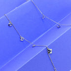 Floral Grace 925 Silver Anklet