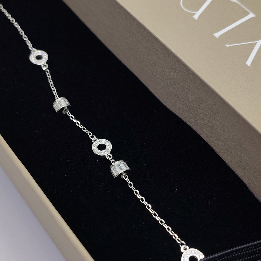 Bloom Charm 925 Silver Anklet