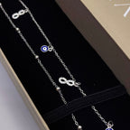 Evil Eye 925 Silver Anklet