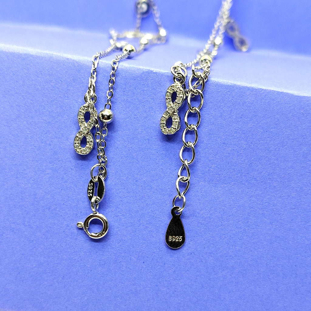 Evil Eye 925 Silver Anklet