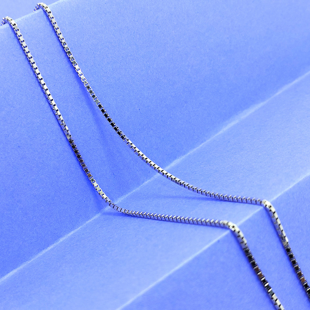 925 Silver Square Link 925 Silver Chain - Heavy Weight