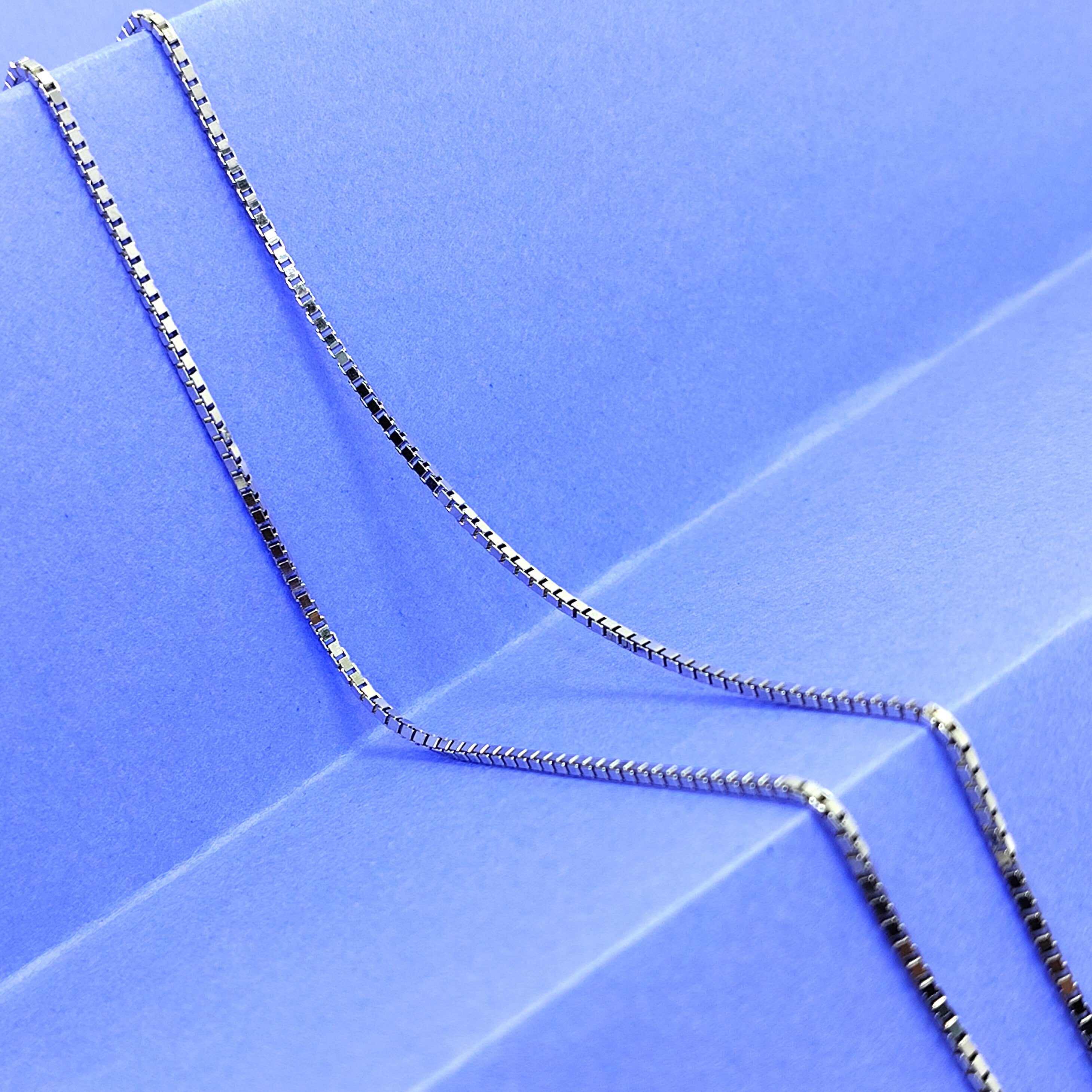 925 Silver Square Link 925 Silver Chain - Heavy Weight