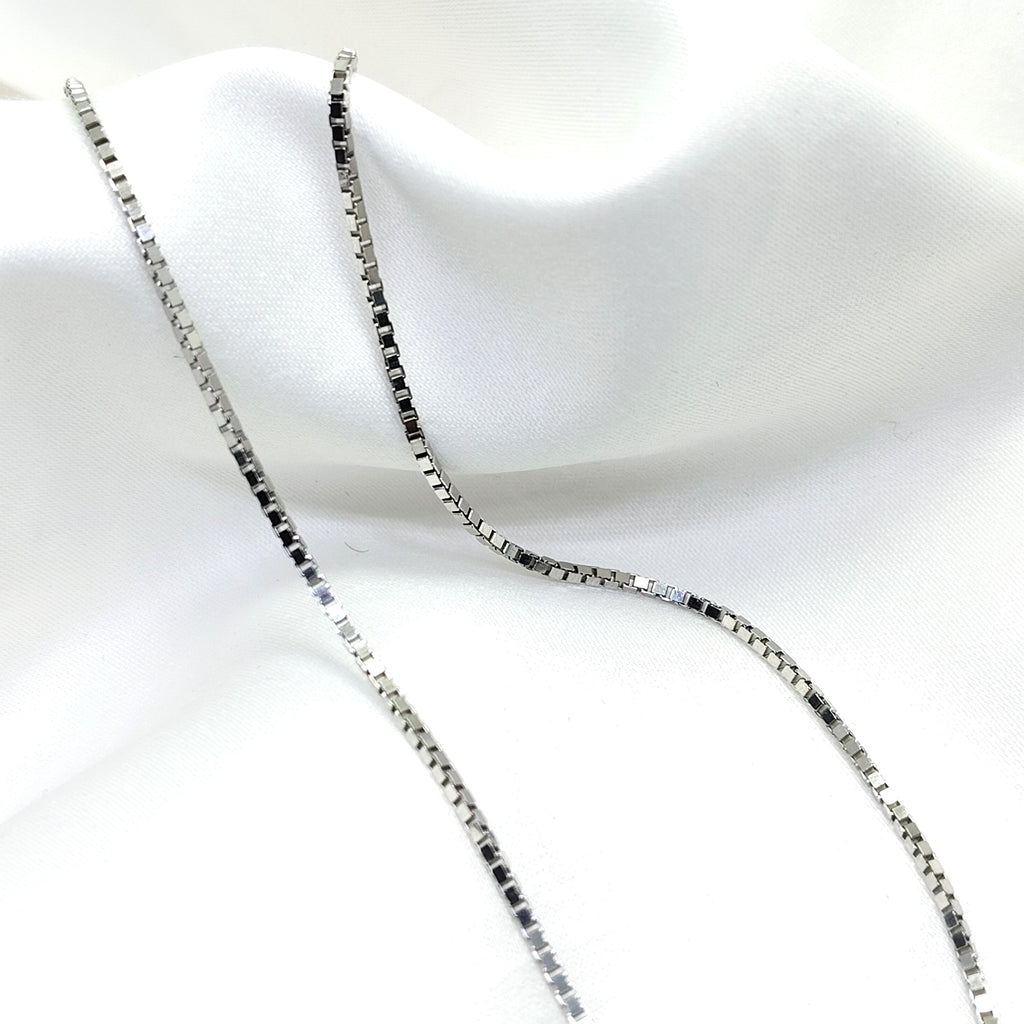 925 Silver Square Link 925 Silver Chain - Heavy Weight