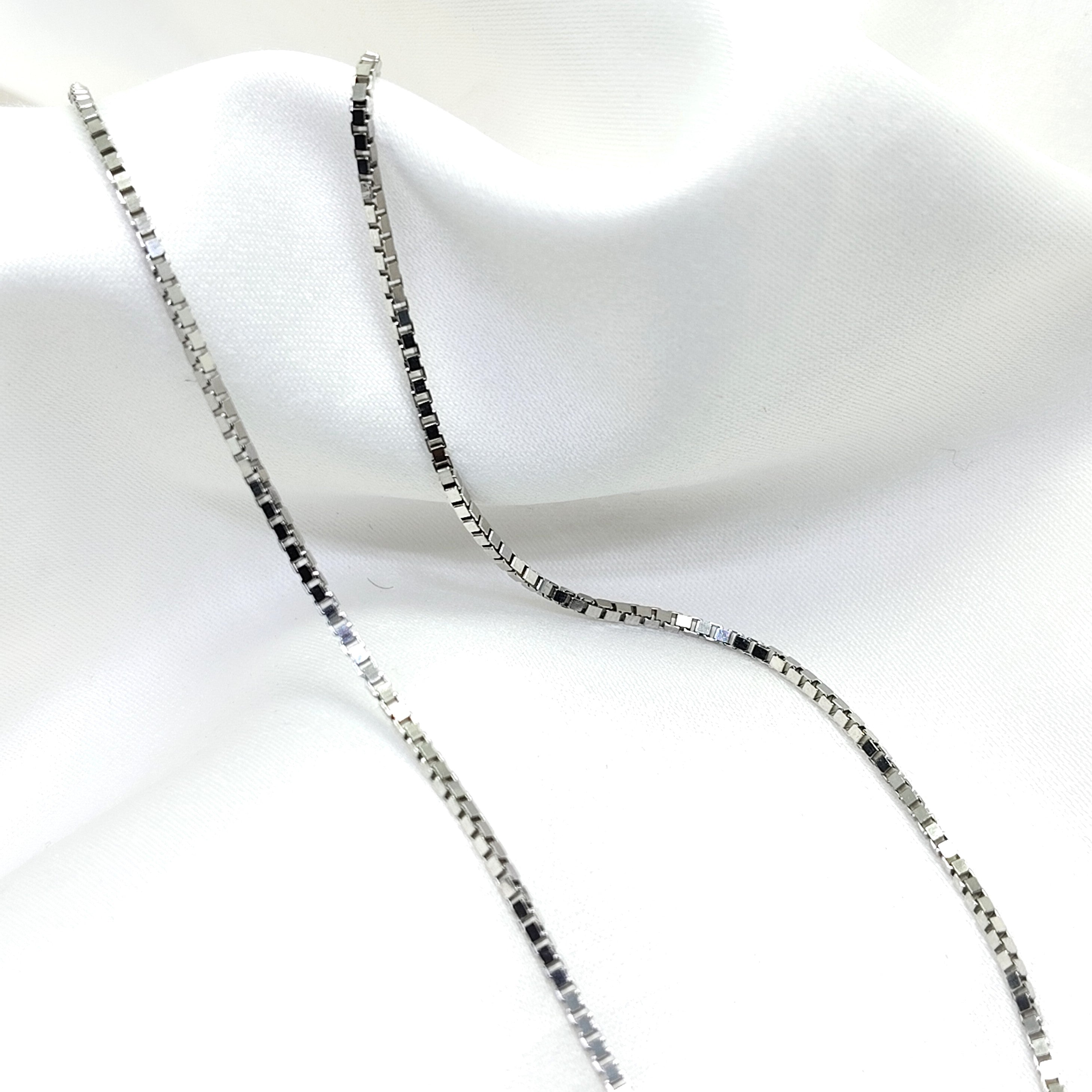 925 Silver Square Link 925 Silver Chain - Heavy Weight