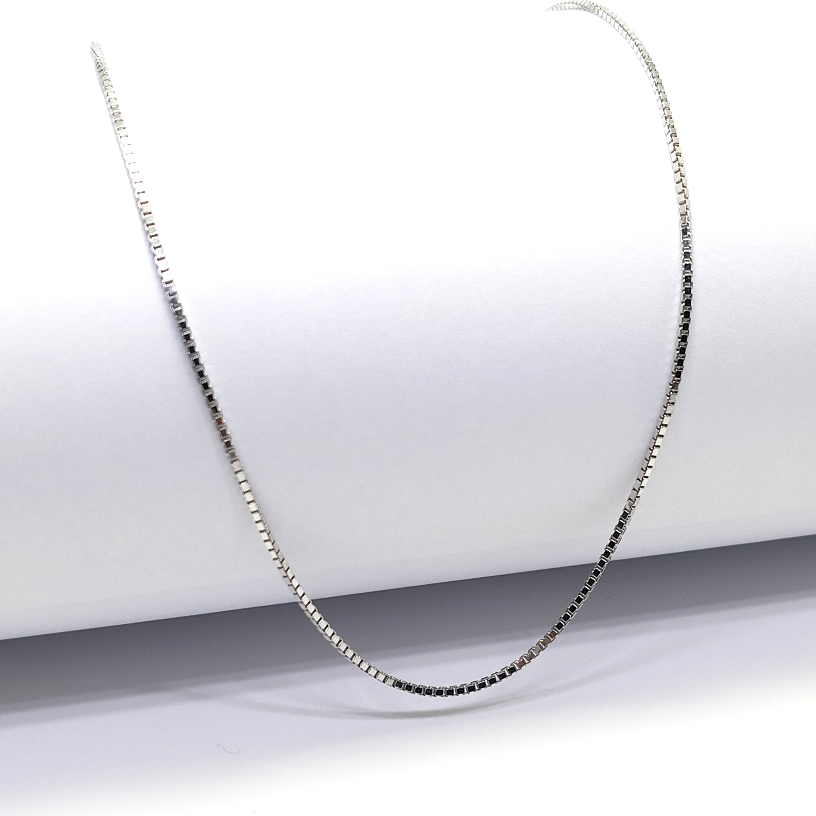 Premium Square Link Box 925 Silver Chain - Light Weight