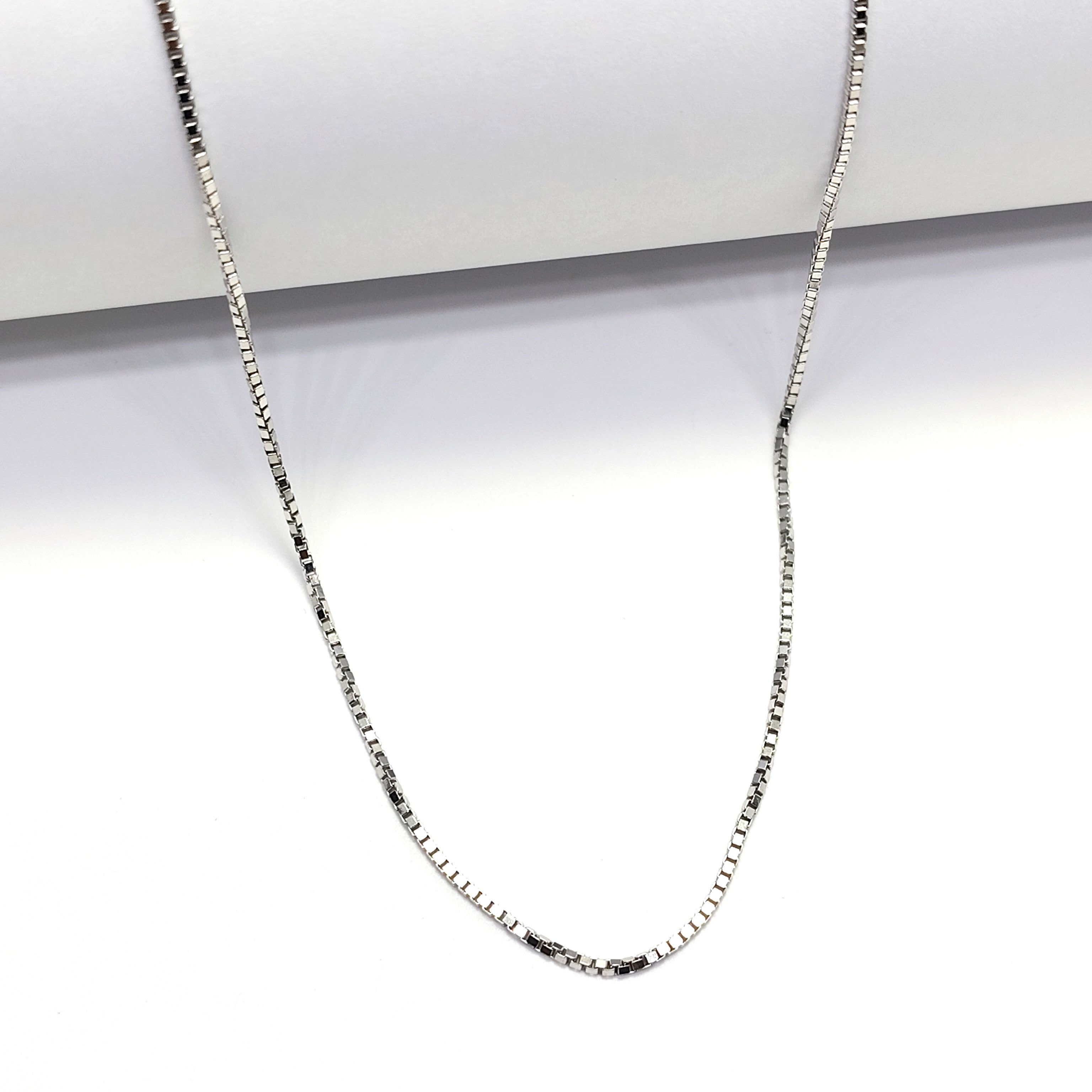 Premium Square Link Box 925 Silver Chain - Light Weight
