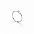 Elegant Adjustable Silver Ring – 925 Sterling Silver Fine Jewelry | Timeless Minimal Design