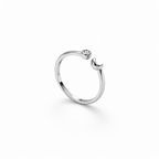 Elegant Adjustable Silver Ring – 925 Sterling Silver Fine Jewelry | Timeless Minimal Design