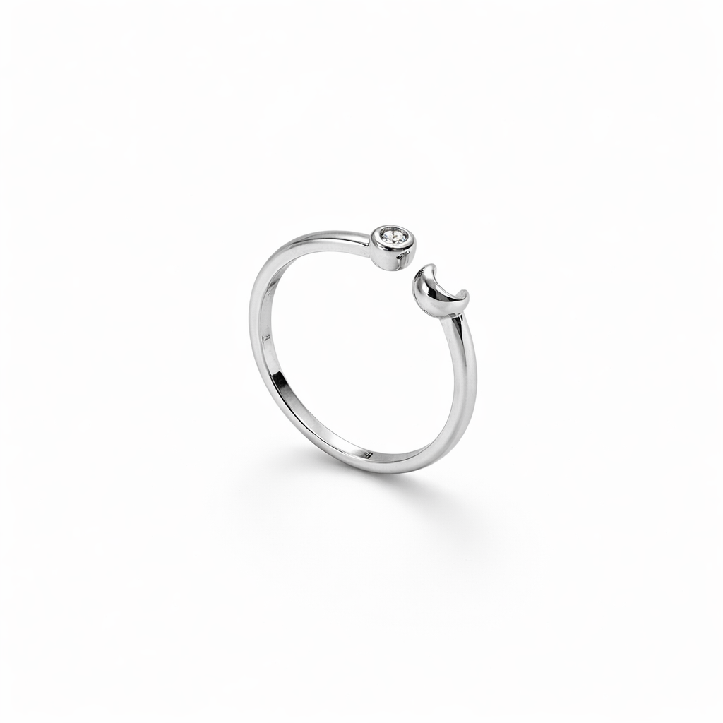 Elegant Adjustable Silver Ring – 925 Sterling Silver Fine Jewelry | Timeless Minimal Design