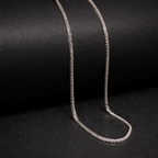 Iced Shine 925 Silver Chain – Ultra-Fine Sparkle Chain