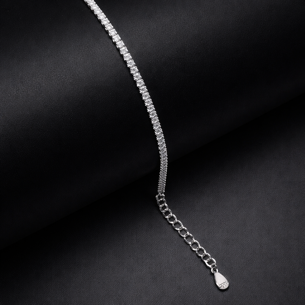 Classic CZ Tennis Bracelet – True 925 Silver Luxury Piece
