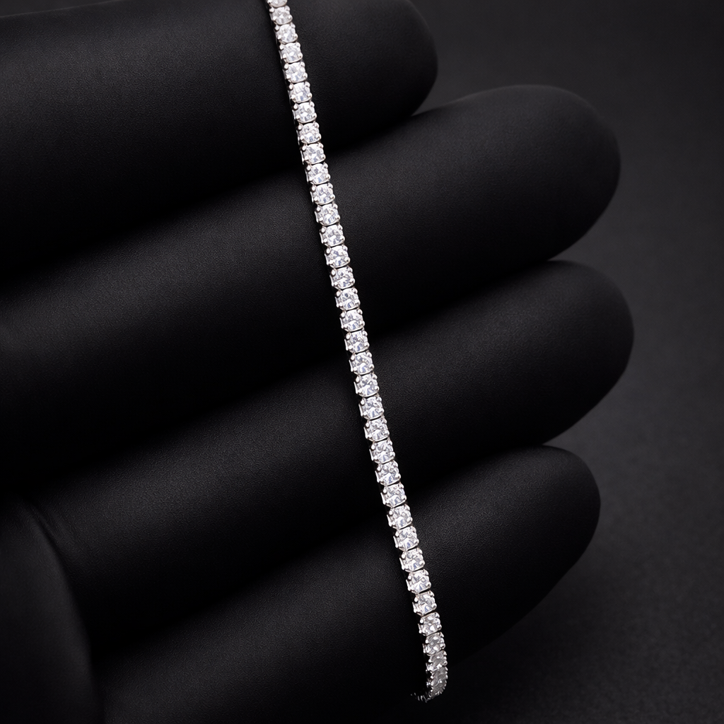 Classic CZ Tennis Bracelet – True 925 Silver Luxury Piece