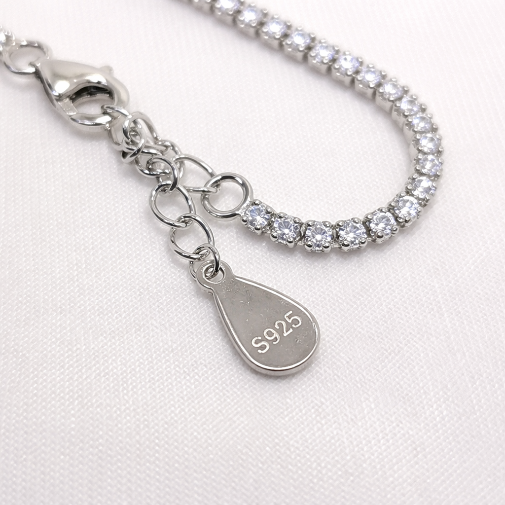 Classic CZ Tennis Bracelet – True 925 Silver Luxury Piece