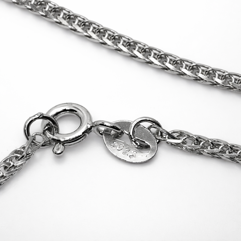 Iced Shine 925 Silver Chain – Ultra-Fine Sparkle Chain