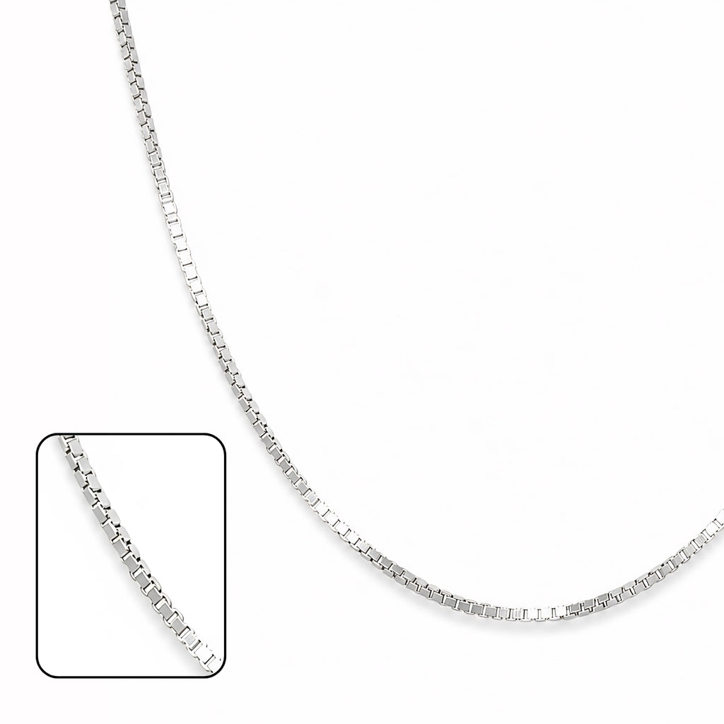 Premium Square Link Box 925 Silver Chain - Light Weight
