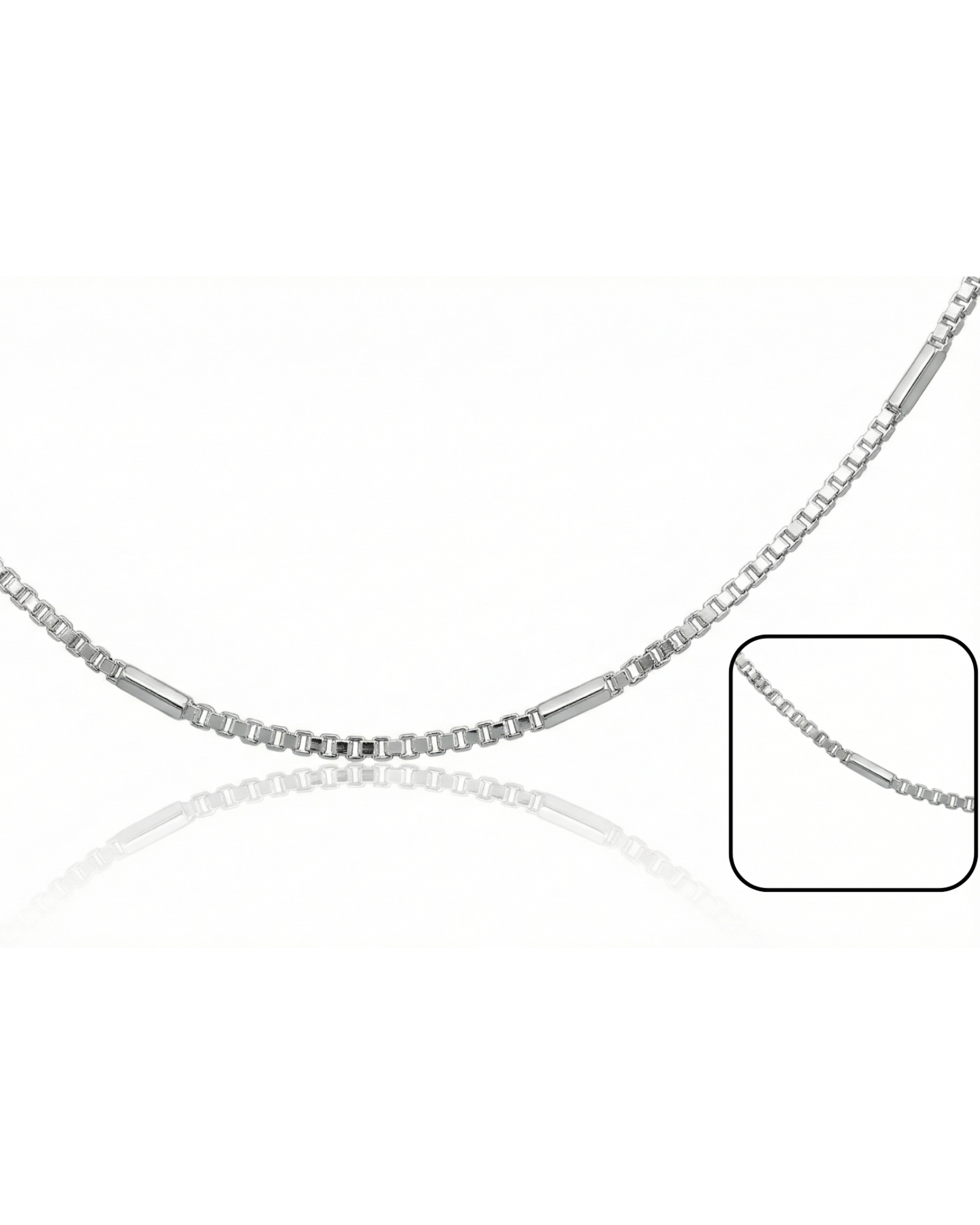 925 Silver Atelier Lumière Fine Unisex Chain