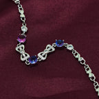 Lavender Grace 925 Silver Bracelet - For the woman who signs her own paychecks.